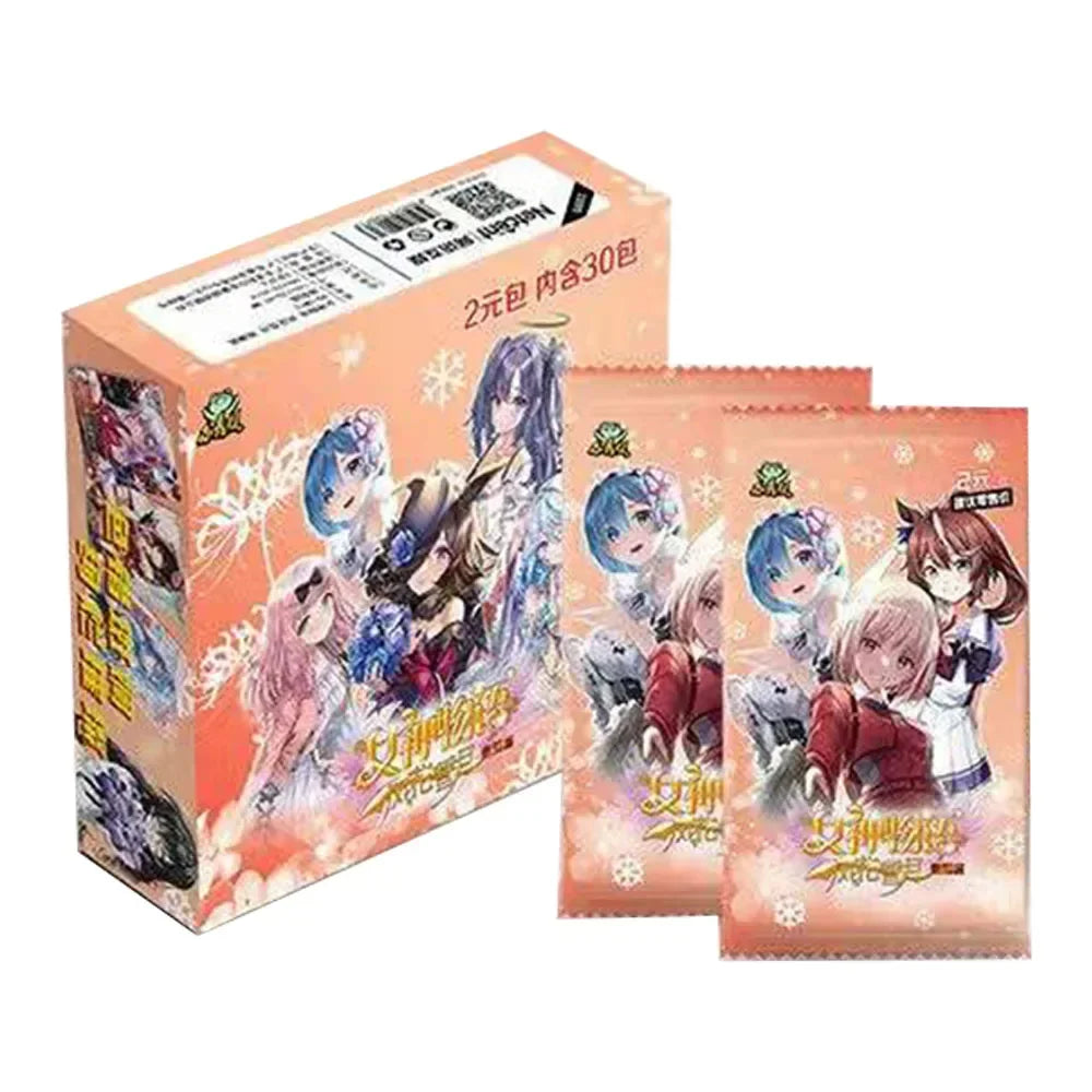New Goddess Story Card Fufeng Chapter Colorful FlashCard Anime Character Collection Card Games Toys Child Gifts