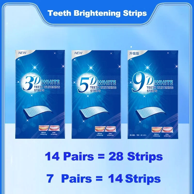 Teeth Whitening Strips White Tooth Dental Kit Oral Hygiene Care Strip for Teeth Veneers Dentist Whiten Strips 3D/5D/9D Secondary image