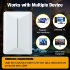 Retrobat＆Playnite System HDD Retro Game Console for PS3/PS2/WIIU/WII/Switch/MAME 50+Emulators 38293 Games＆42 AAA PC Games for PC