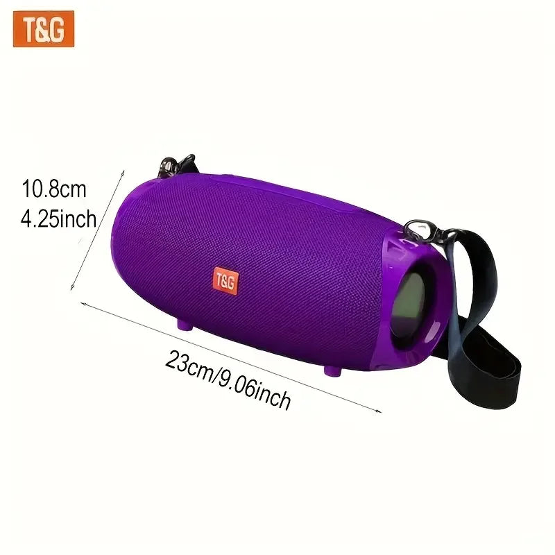 TG534 Portable Wireless Stereo Speaker With Dual Speakers, TWS Stereo Hands-Free Call/FM/TF Card/U Disk, Connect Mobile Phone/Ta