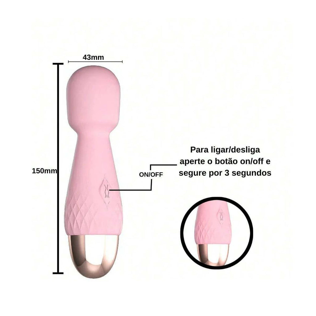 Mini Powerful Silent Personal Silicone Sex Toys for Women Vibrator AV Stick Adult Female Dildo Massage G Spot Vibrator Adult 18