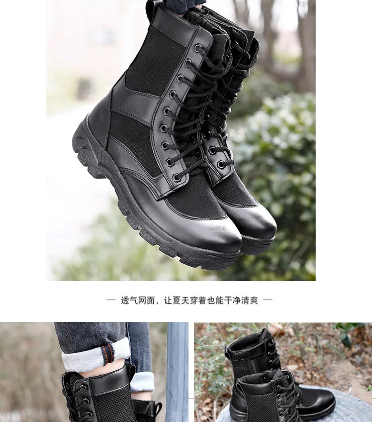 Summer Ultralight   Boots Men Womens Zipper Mesh Breathable Canvas Outdoor Hiking Shoes  Training Work Shoes