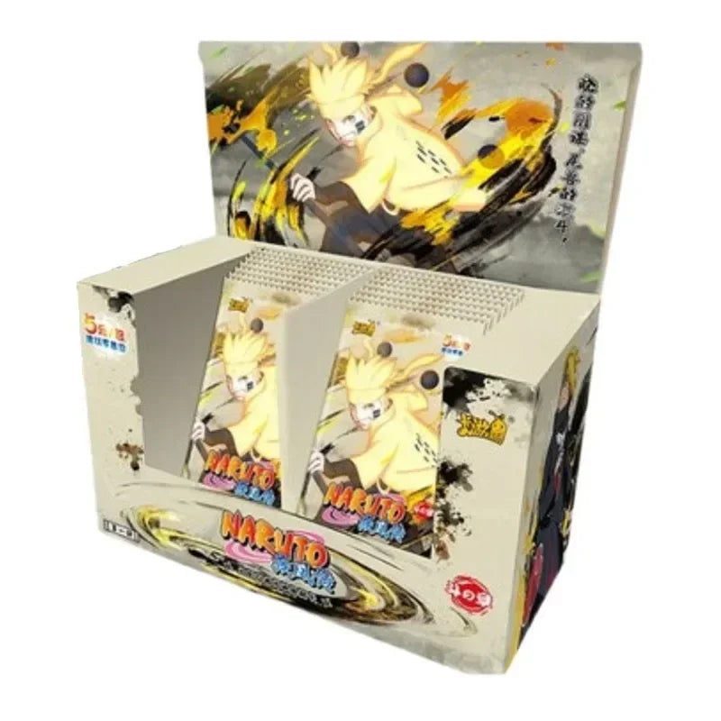 KAYOU Genuine Naruto Cards Box Anime Figure Card Booster Pack Sasuke Collection Flash Card Toy Birthday Christmas Gift for Kids