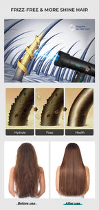 VGR Hair Dryer Professional Hair Dryer BLDC Motor Hair Styling Blow Dryer Machine 110000 RPM Negative Ion Salon Air Blower V-401