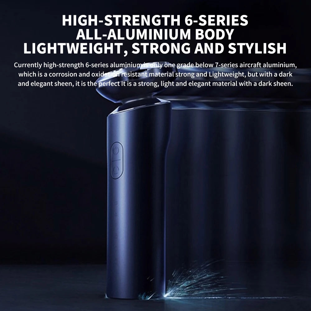 New MIJIA Electric Shaver S700 Portable Flex Razor 3 Head Shaving IPX7 Waterproof Washable Beard Trimmer Trimer Cutter 30 day