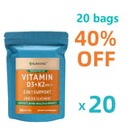 Vitamin D3 K2 | Vitamin K2 MK7 Patch for Bone & Heart Health | Vitamin D for women & men | vitamin k2 and d3 supplements