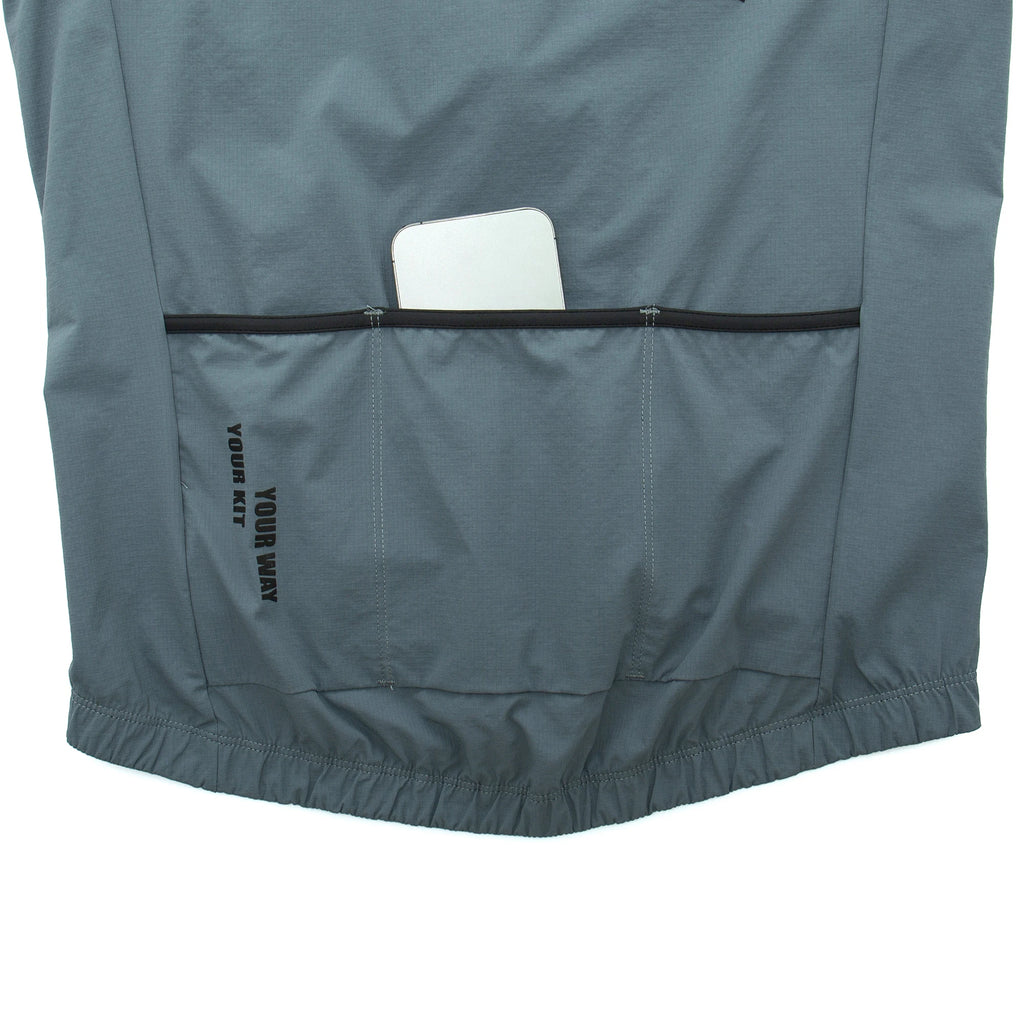 YKYWBIKE Men Cycling Gelit Thermal Fleece Bicycle Windbreaker Sleeveless Bike Vest Windproof Waterproof Cycling