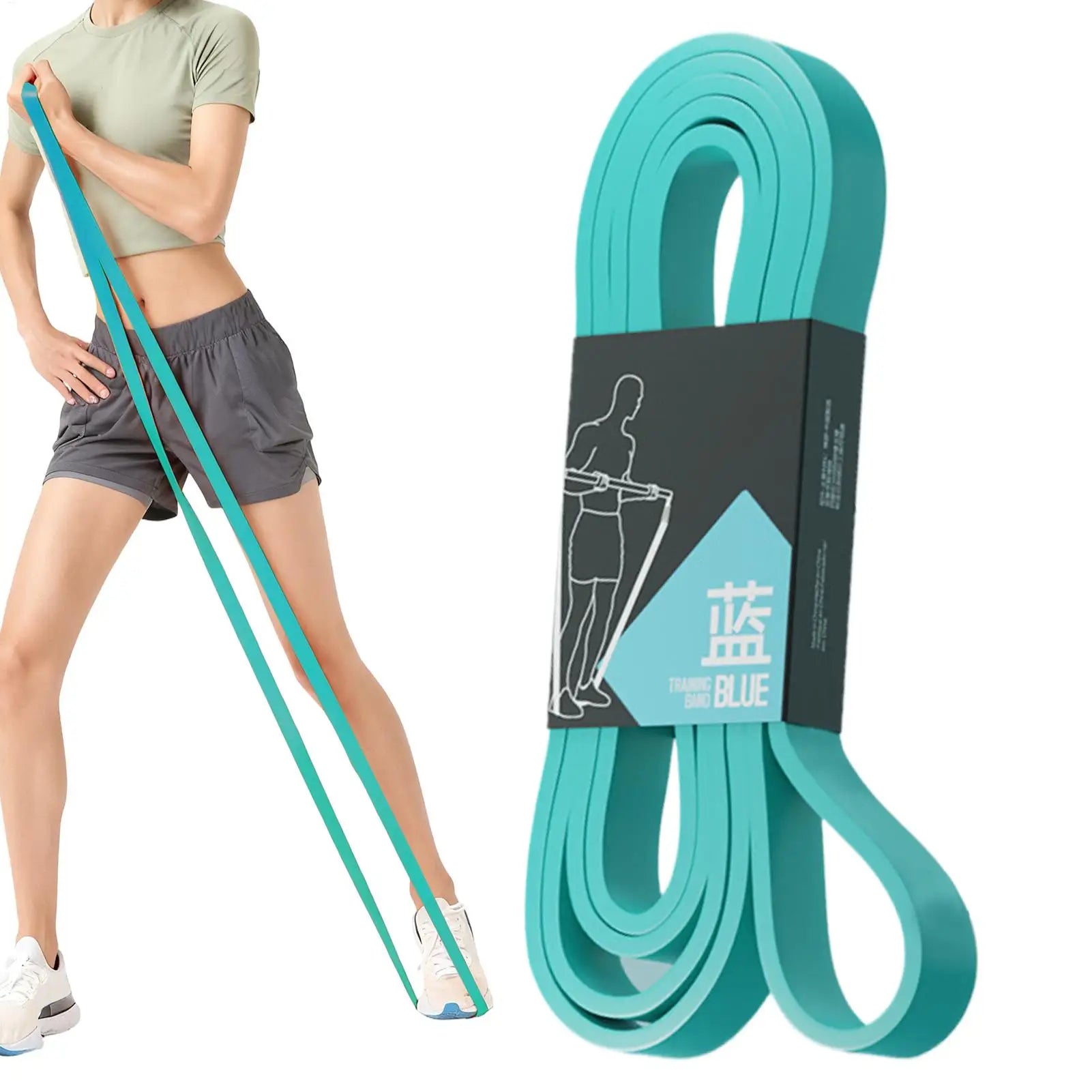 Workout Resistance Bands Elastic Stretching Strength Training Pull Up Elastic Bands For Exercise For Women Men Home Gym Pilates Image principale du produit