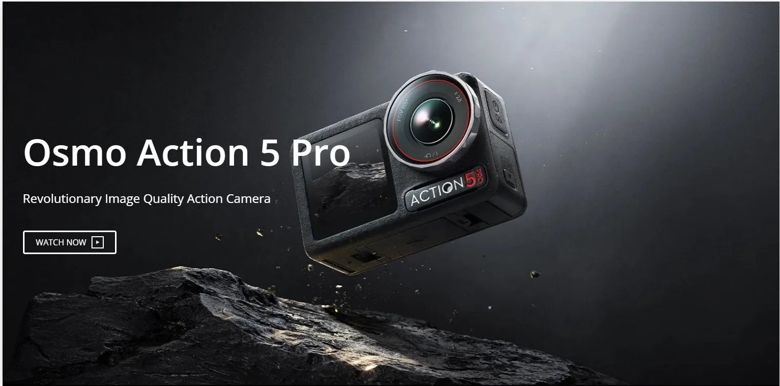 DJI Osmo Action 5 Pro Standard Combo Next-Gen 1/1.3 ″ Sensor Clear OLED Touchscreens 32X Super Slow Motion