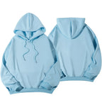 Women's Hoodies Pullover Spring Autumn Casual Hoodie 2026 Sweatshirts Solid Color Hoodies Oversize Black Sweatshirt Women Top