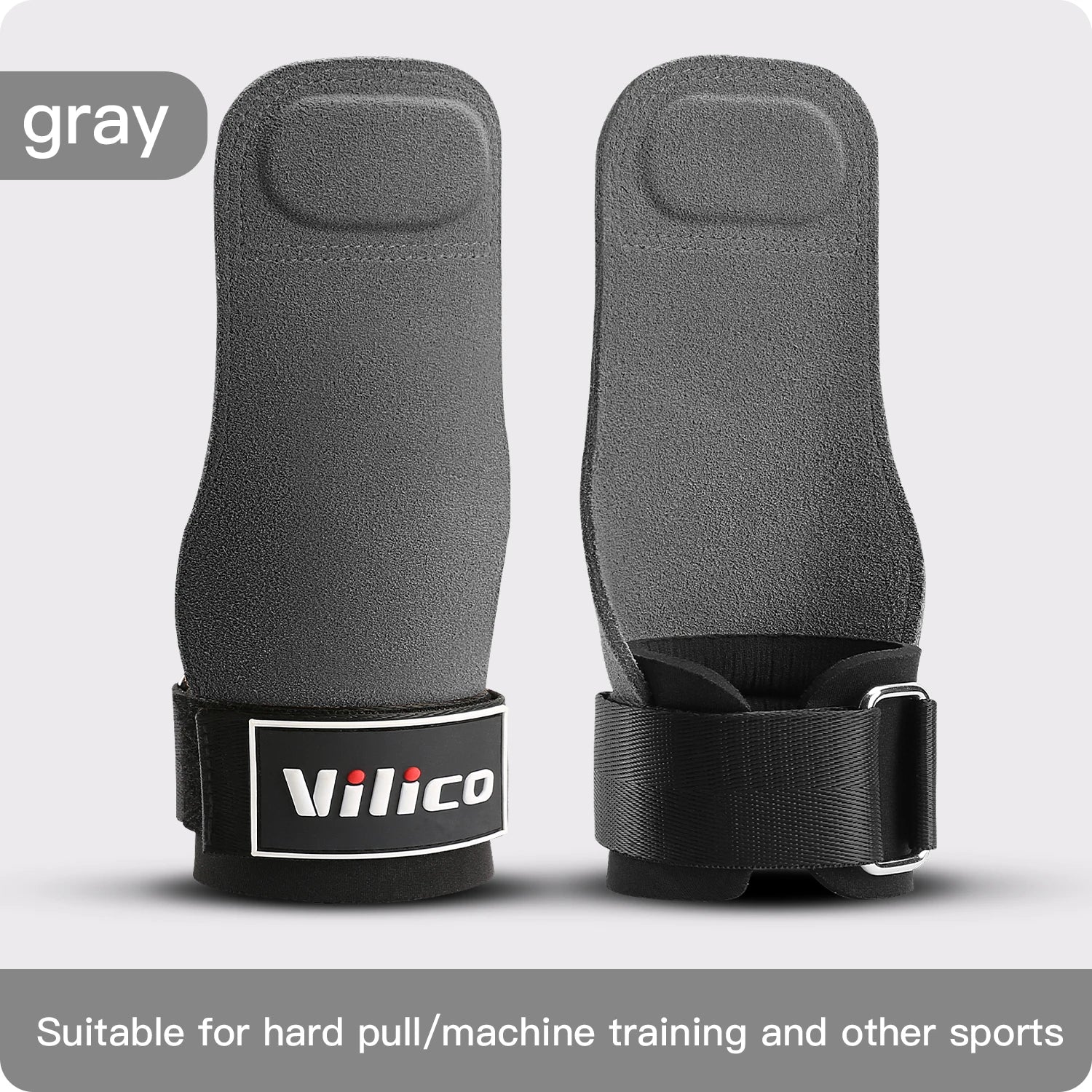 2Pcs Gym Gloves Fitness Hand Palm Protection Equipment Anti Slip Wear-resistant Wrist Protection Hard Pull Grip Strength Gloves