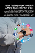 2026New AI-Diagnosis Care Smartwatch ECG+PPG Accurate Uric Acid Blood Pressure Body Fat Five organ Fitness Waterproof Smartwatch