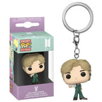 Funko POP Keychain Toy Men's Team Cartoon V JUNG KOOK JIMIN Jin V J-HOPE Pocket Pop Keychain Vinyl Action Figure Collection Toys