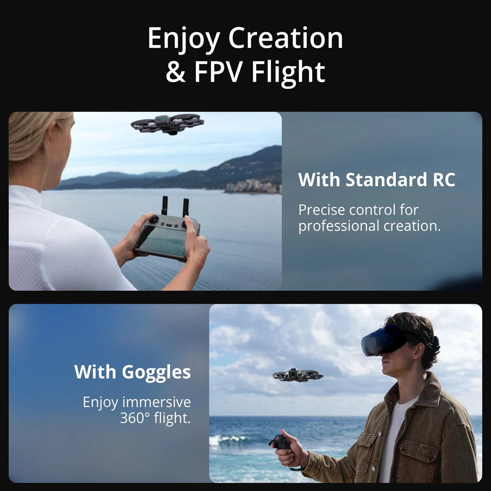 DJI Avata 360 360° Panoramic Drone 8K HDR Video 1-Inch Sensor Omnidirectional Obstacle Avoidance FPV RC Drone Avata 360