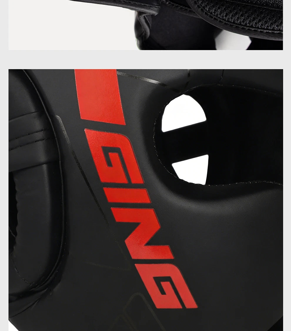 Boxing Helmet MMA Safety Free Fight Head Guard Protectors Adult Kid Training Headgear Muay Thai Kickboxing Full-covered Helmets
