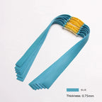 6pcs Slingshot Hunting Powerful Flat Rubber Band 0.45-1.4 mm High Elasticity Outdoor Catapult Shooting Accessories