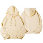 Women's Hoodies Pullover Spring Autumn Casual Hoodie 2026 Sweatshirts Solid Color Hoodies Oversize Black Sweatshirt Women Top