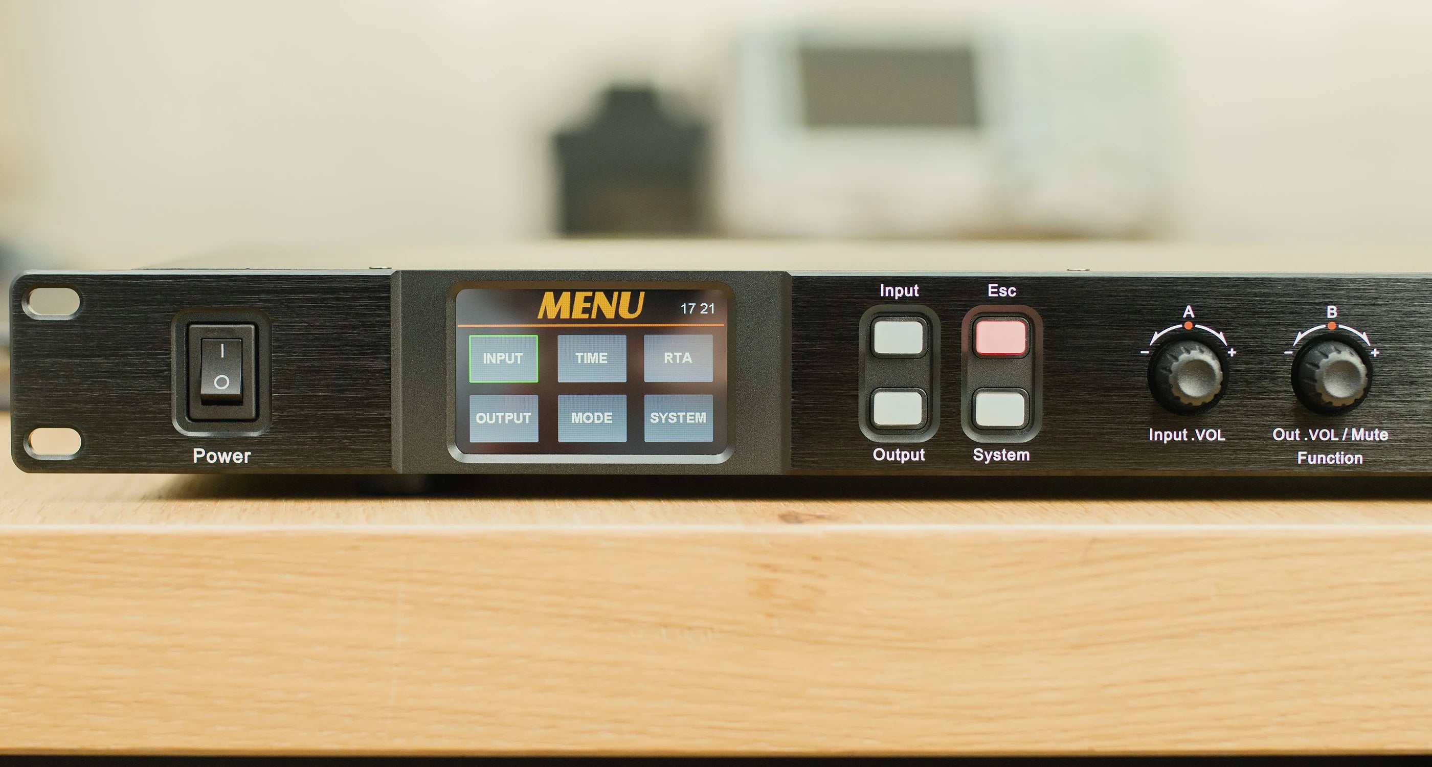 Paulkitson A808 Processor Digital Professional Audio Processor 8 In 8Out 32Bit DSP 7Band EQ Equalizer WIFI  USB Without Noise