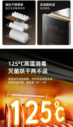 220V AUX Portable Disinfection Cabinet Kitchen Sterilizer Dryer for Tableware New Model No Drip