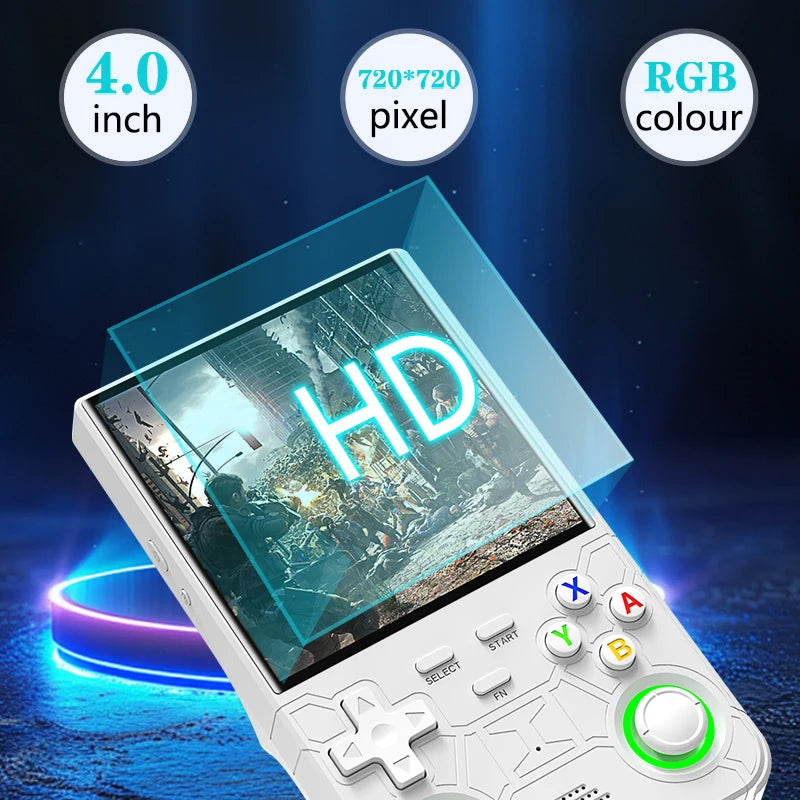 R36 Ultra Handheld WIFI Game Player 4 Inch IPS Screen Open Source Retro Video Player 64G/128G Memory up to 20000+ Games