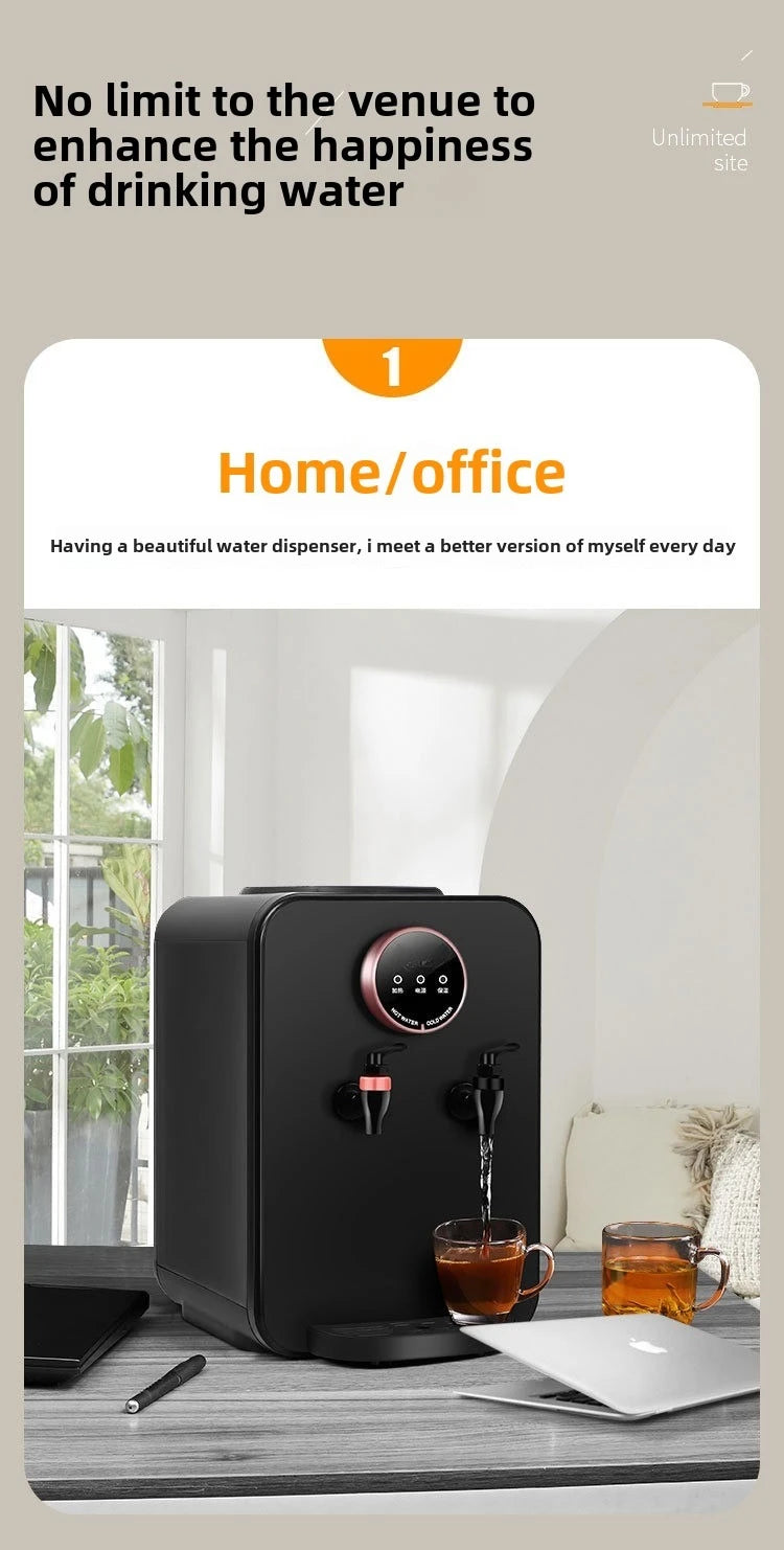 110V 220V Desktop Cold/Hot Water Dispenser,household Ice & Warm & Hot Water Machine with Automatic Temperature Control
