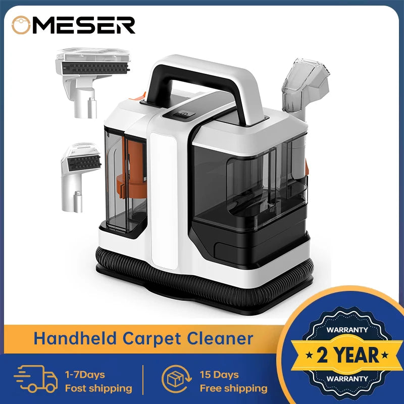 OMESER W05 Handheld Carpet Cleaner 750W 15Kpa Corded Spot Clean Machine Wet Fabric Carpet Sofa Cleaning Pet Portable Car Main image