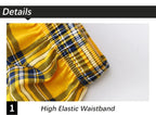100%Cotton Fashion Boxer Shorts Men's Underwear Youth Breathable Comfortable Loose Underpants Classic Plaid Arrow Pants Homewear