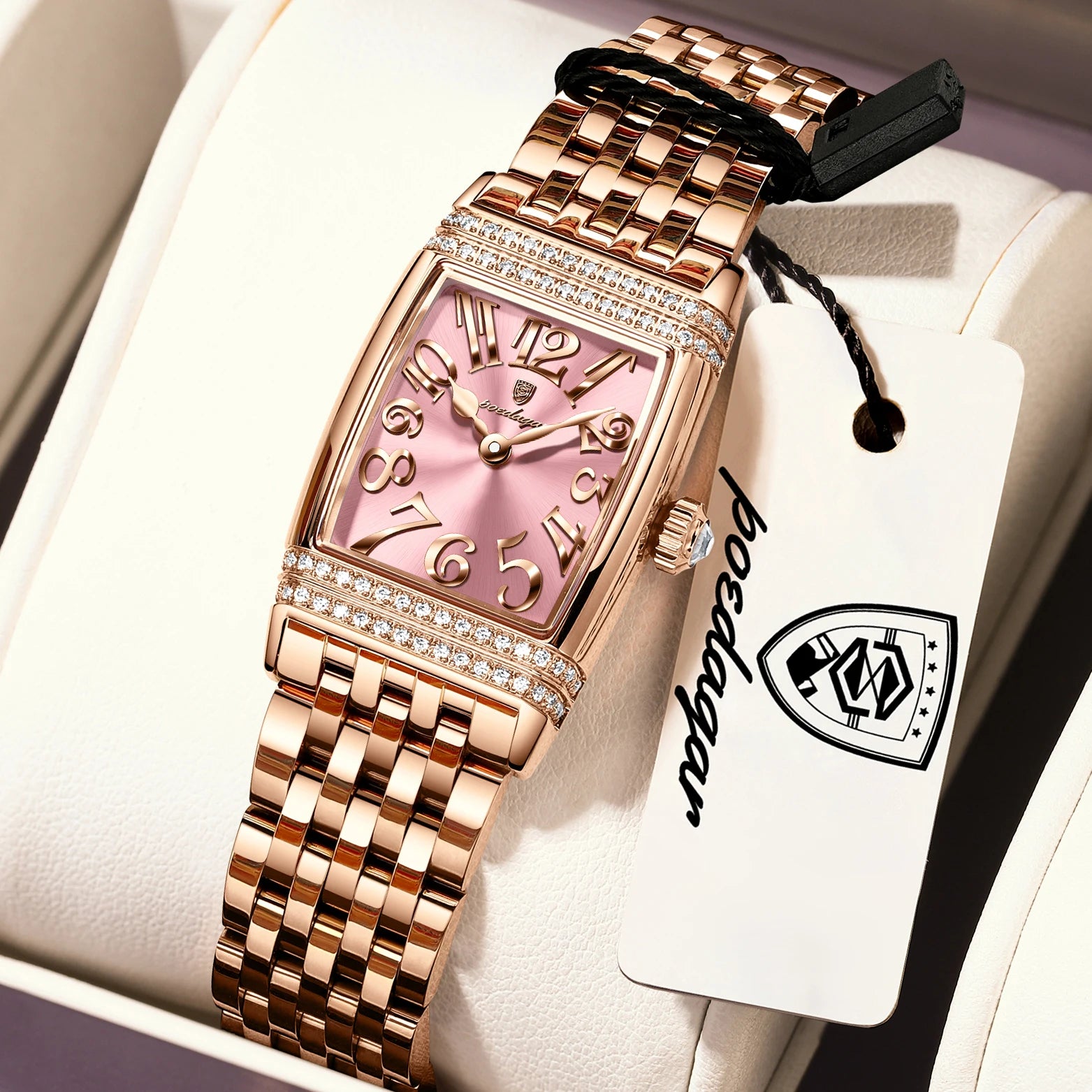 POEDAGAR Elegant Watch For Woman Stainless Steel Quartz Waterproof Ladies Watch High Quality Casual Women's Watches Female Reloj Image principale du produit