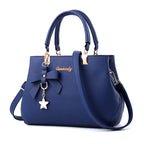New Korean version trendy autumn and winter bow women's bag portable shoulder bag messenger bag killer bag mother bag large capa