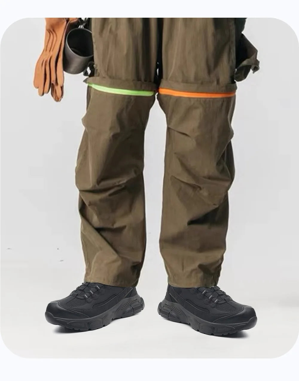 Rotary Buckle Safety Shoes for Man with Steel Toe Cap Anti-smashing, Anti-puncture, Anti-slip Work Safety Boots Industry Welding