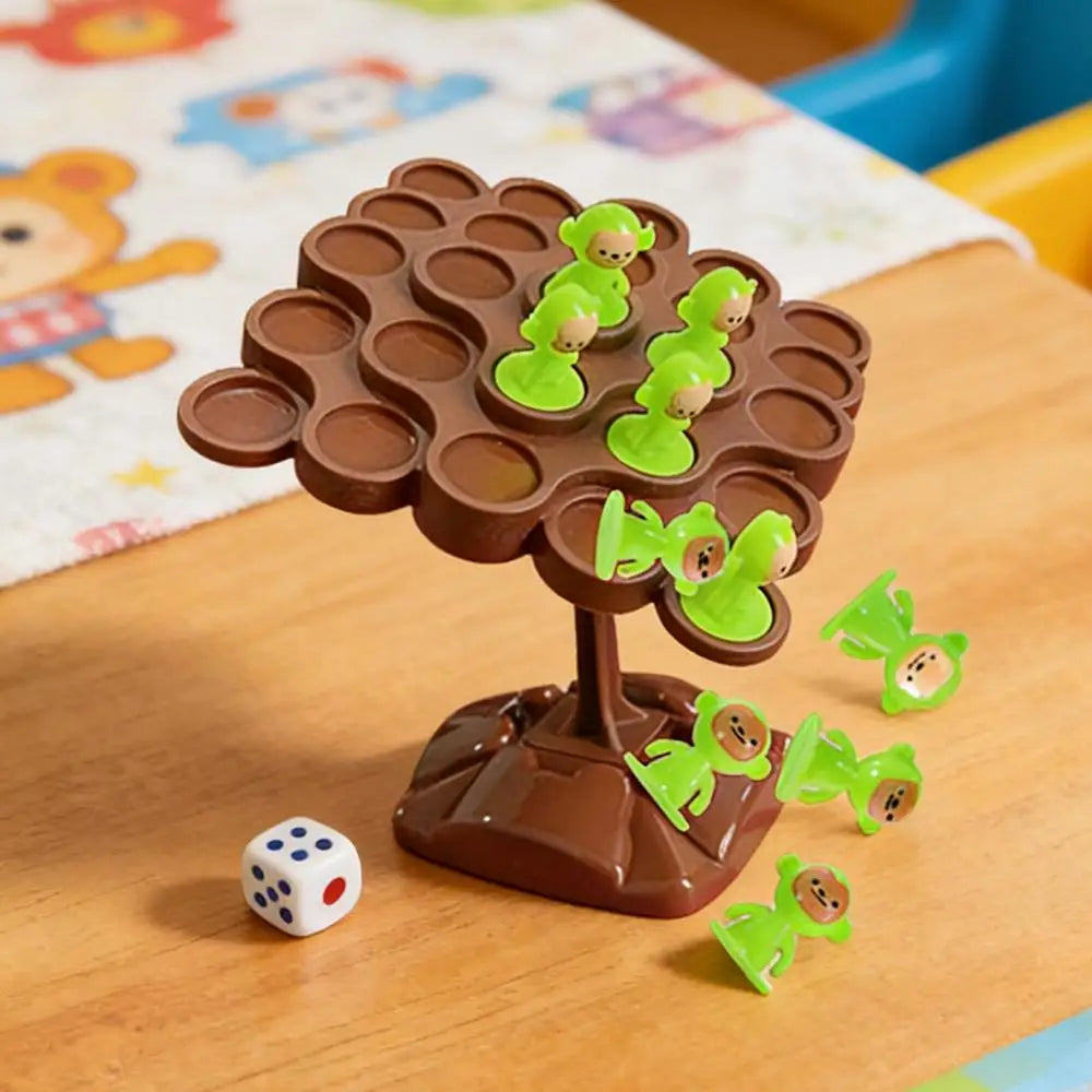 1pc Balancing Tree Toy Digital Monkey Balance Scale Educational Number Board Game Kids Learning Toys Montessori Math Toy