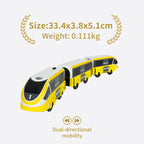 Wooden Railway Train Locomotive Magnetic Electric Car Train Toys Fit Biro Wooden Diecast Slot Train Track Railway Christmas Gift