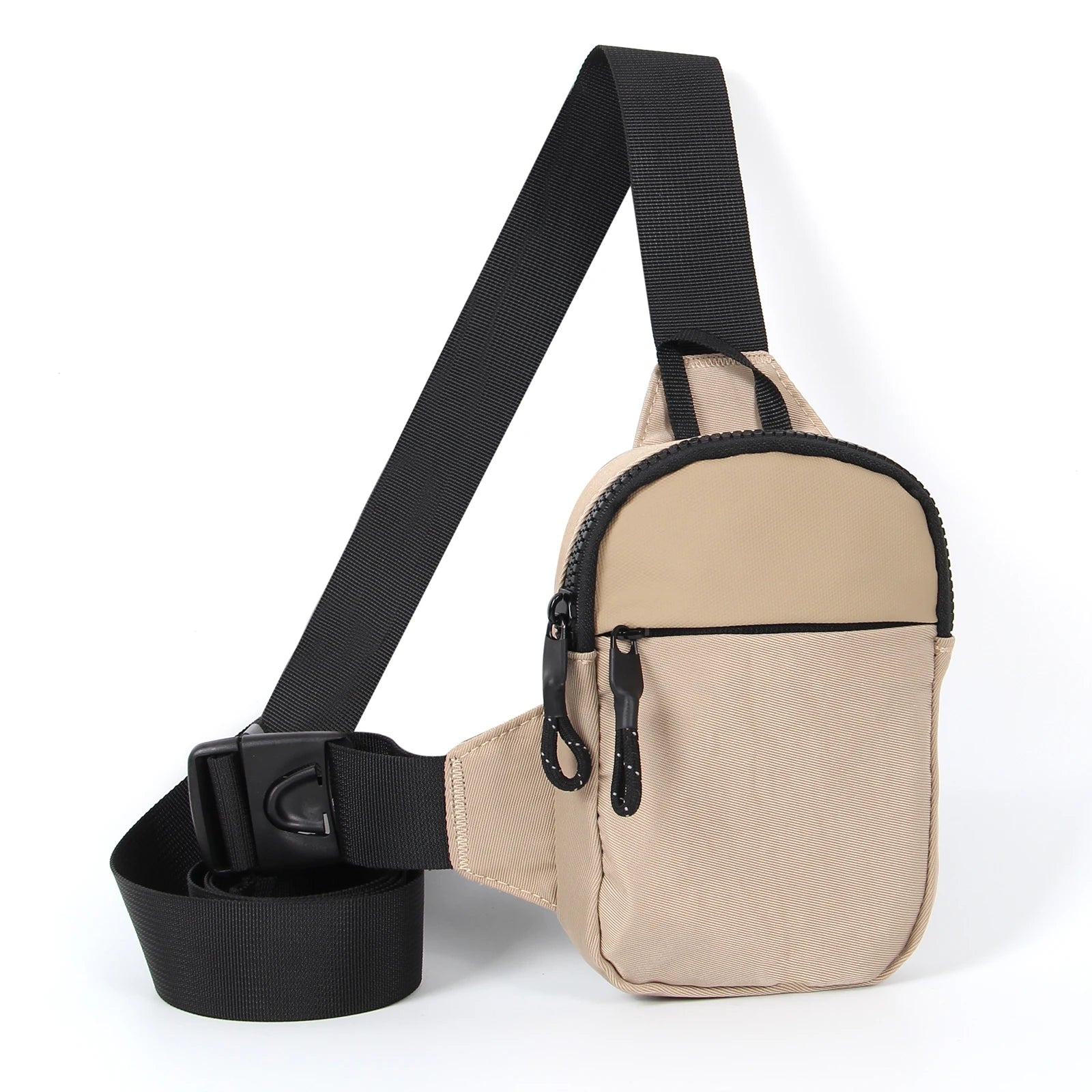 New chest bag for men and women's leisure, fitness, sports, crossbody bag, chest bag, casual men's bag, large capacity bag trend