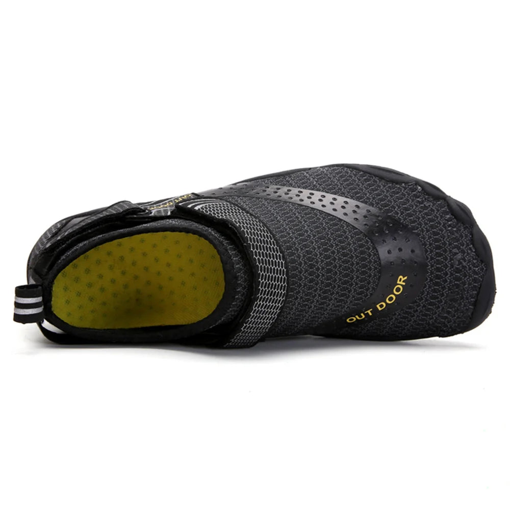 Men Women Water Shoes Quick Dry Non-Slip Five Finger Shoes Outdoor Wading Swimming Barefoot Aqua Shoes Lightweight Sneakers