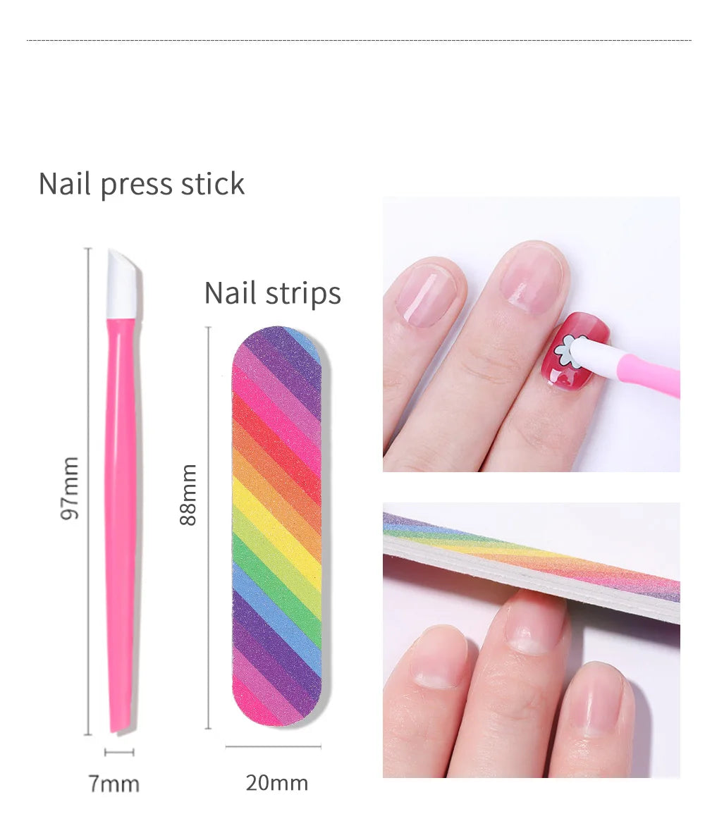 Manicure Set for Nail Sequin Kit Nail Care Accessories Set Nail Art Pen Brush Nails Accessories Manicure Tools