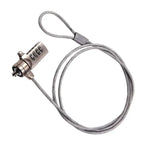 Computer Lock Security Guarantee With Key Cable Chain Anti-theft 4-digit Password for Laptop Anti-theft Lock Computer Accessorie
