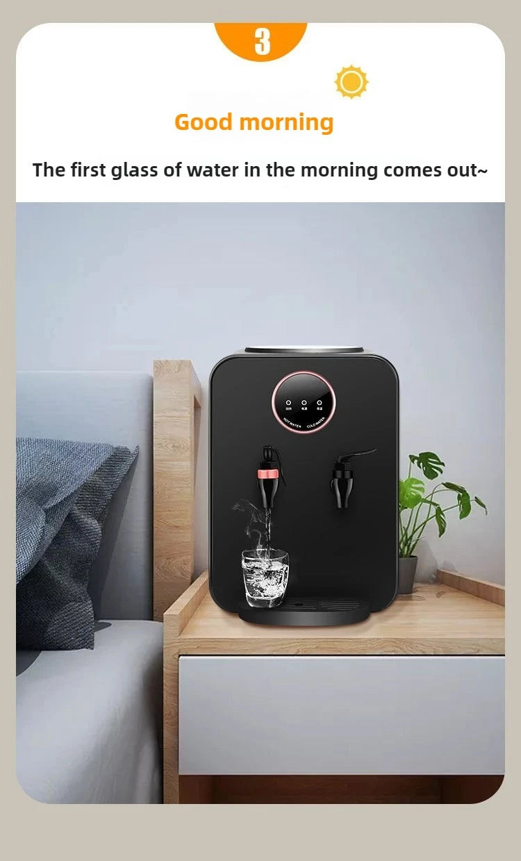 110V 220V Desktop Cold/Hot Water Dispenser,household Ice & Warm & Hot Water Machine with Automatic Temperature Control