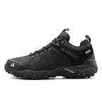 HIKEUP Non-slip Men Hiking Shoes Breathable Outdoor Wear Resistant Splashproof Climbing Men Sneaker Tourism Mountain Shoes