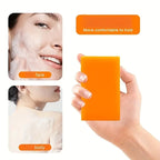 3pcs*100g Curcuma Soap Ginger Handmade Soap Essential Oil Soap Turmeric Soap Lemon Turmeric Curcuma Soap Papaya Soap Soap Handma