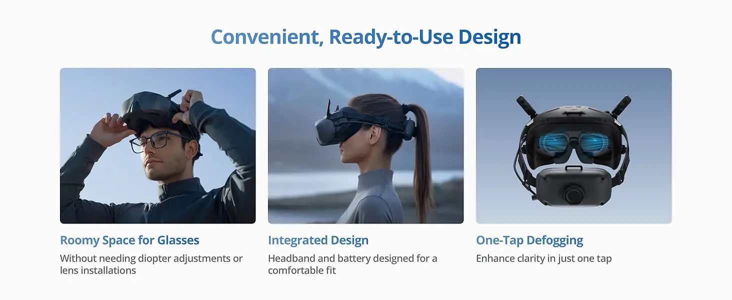 DJI Goggles N3 FPV Goggles 1080p Ultra Wide Screen Immersive Flight Experience FPV Wireless Streaming Goggles N3 New Original