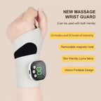 EMS Electric Cordless Hand Wrist Massager 10 Mode Vibration Massage Relieve Hand Muscle Fatigue USB Rechargeable Wrist Brace Wra