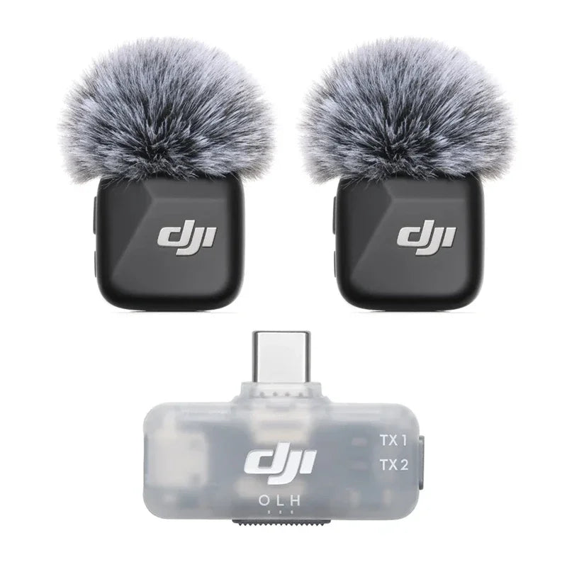 DJI Mic Mini Transmitter and Mobile Receiver Plug and play for mobile recording Original in Stock