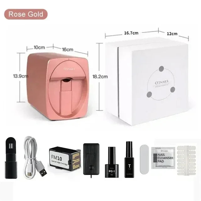 Smart 3D Mobile Nail Printer M1 Pattern Digital Nail Art Printer Machine DIY Portable H1 Nail Art Equipment From Phone