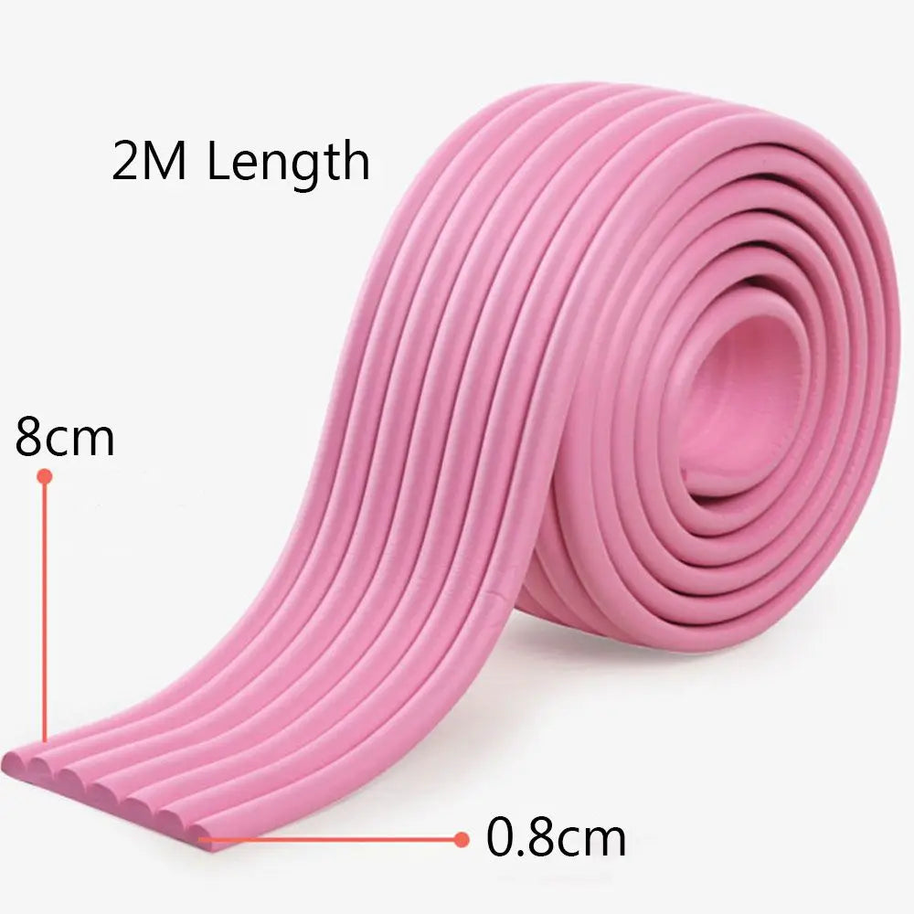 2M Baby Safety Protection Strip Table Corner Protector Desk Edge Guard Strip Furniture Corners Children Safety Foam Protection