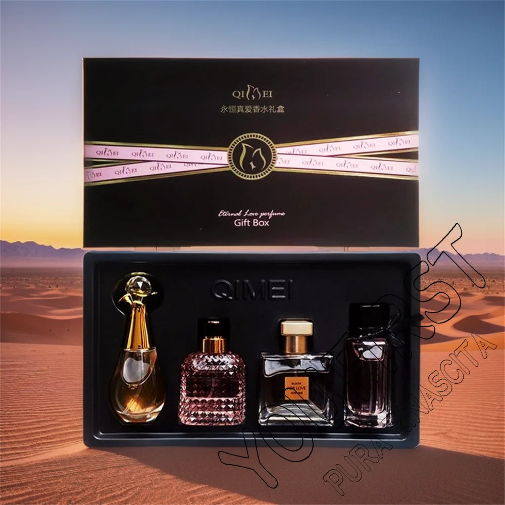 Luxury Brand Perfume Women духи Eau De Parfum Femme Gift Box 4Pcs Set 100ml Perfumes De Mujer Natural Floral Fragrance Spray Secondary image
