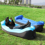 Outdoor Portable Inflatable Sofa Beach Lazy Air Sofa Folding Sleeping Bag Oxford Cloth Camping Furniture 190x70cm