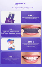Teeth Whitening Strips Cleaning Dental Yellow Plaque Stains Removal Bleacher Restore Bright Tooth Oral Hygiene Care Stickers Gel