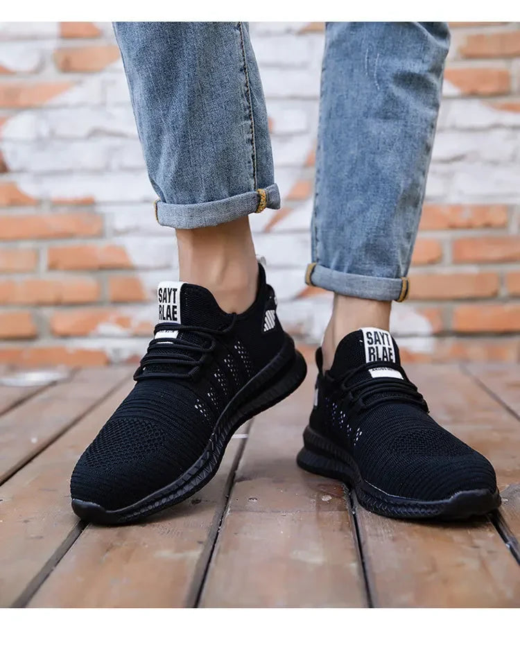 Work Safety Shoes Summer Breathable Men Air Cushion Work Protective Sneakers Anti-Puncture Work Shoes Male Steel Toe Shoes