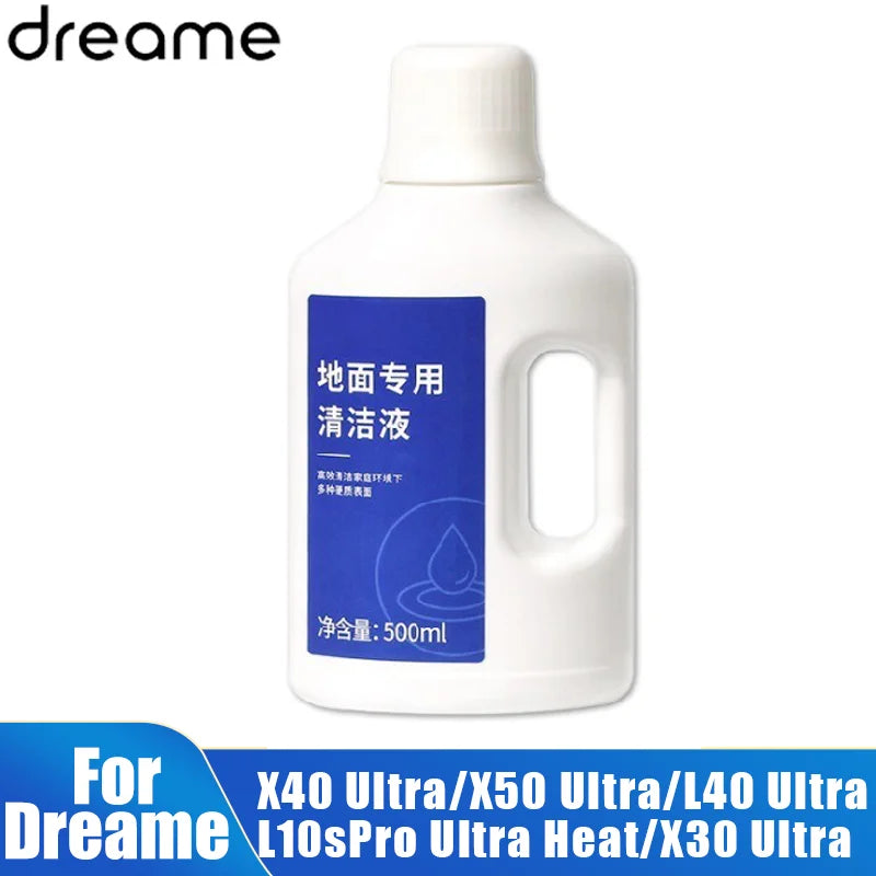 Cleaning Liquid For Dreame X40 Ultra/X50 Ultra/L40 Ultra/L10sPro Ultra Heat Vacuum Cleaner, 500ml Detergent Replacements Main image