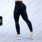 Women's High Waist Seamless Yoga Leggings Tummy Control Butt Lifting Workout Pants Soft Athletic Leggings for Gym Fitnes Running